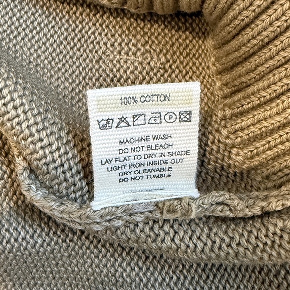 Uni Style Image Men’s Brown Cotton V-Neck Knit Sweater (XXL) - Picture 7 of 7